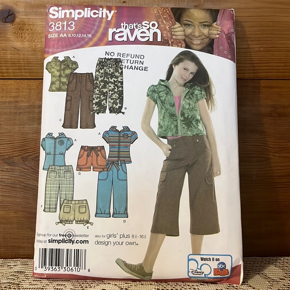 Simplicity That’s So Raven Uncut Sewing Pattern